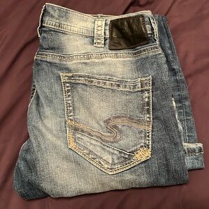 33x32 Men’s silver jeans